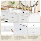 36" Bathroom Vanity with Ceramic Sink