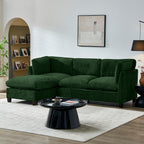 96.5" Sectional Couch for Living Room with Ottoman