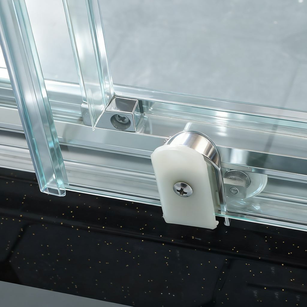 Shower Door 60" W x 72" H Single Sliding Bypass Shower Enclosure