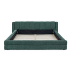 Queen Size Upholstered Bed Frame with Thick Fabric