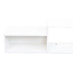 65.35in Wall Mounted Floating TV Stand with Color LEDs