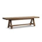 Hawthorne 72" Reclaimed Elm Trestle Dining Bench