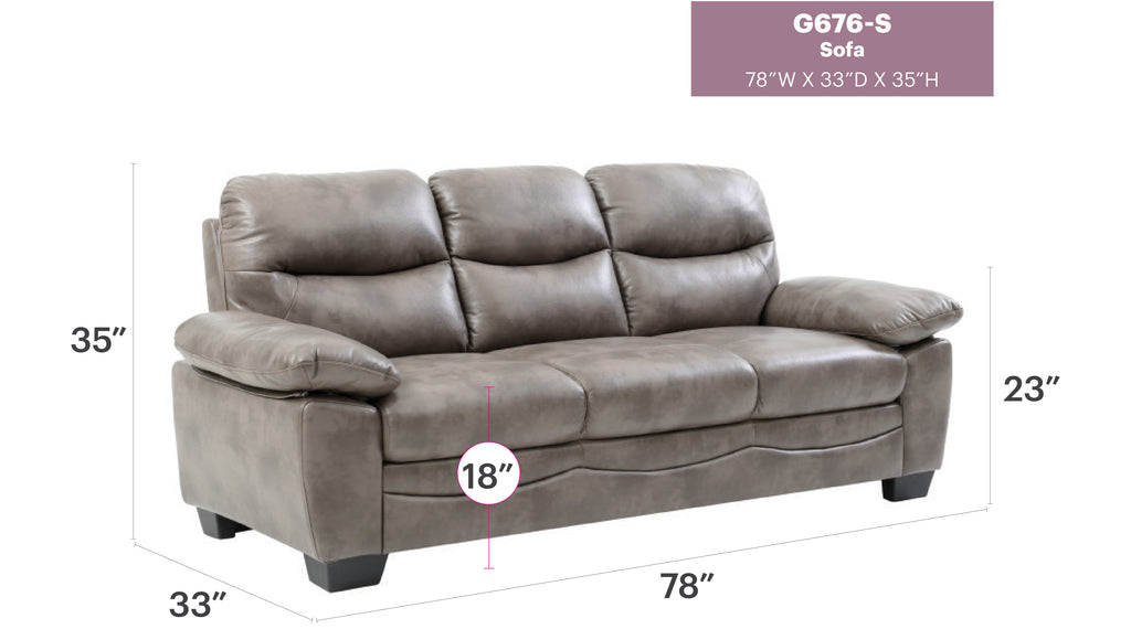Glory Furniture Marta G676-S Sofa