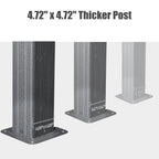 12' X 16' Hardtop Gazebo Outdoor Metal Gazebo
