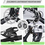 FKZNPJ 20 Inch Kids Mountain Bike
