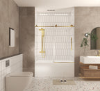 Frameless Shower Door 56-60" W x 60" H