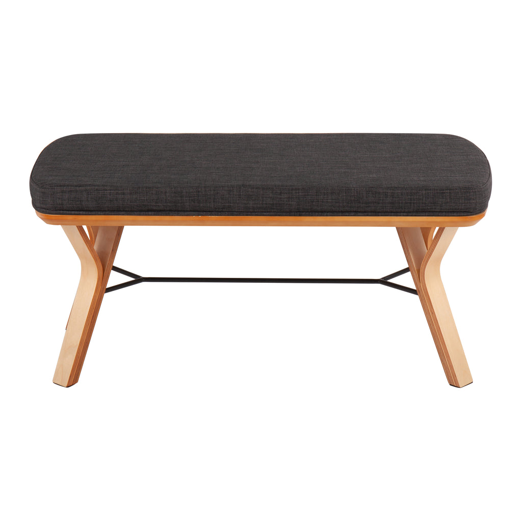 Folia Mid-Century Modern Bench