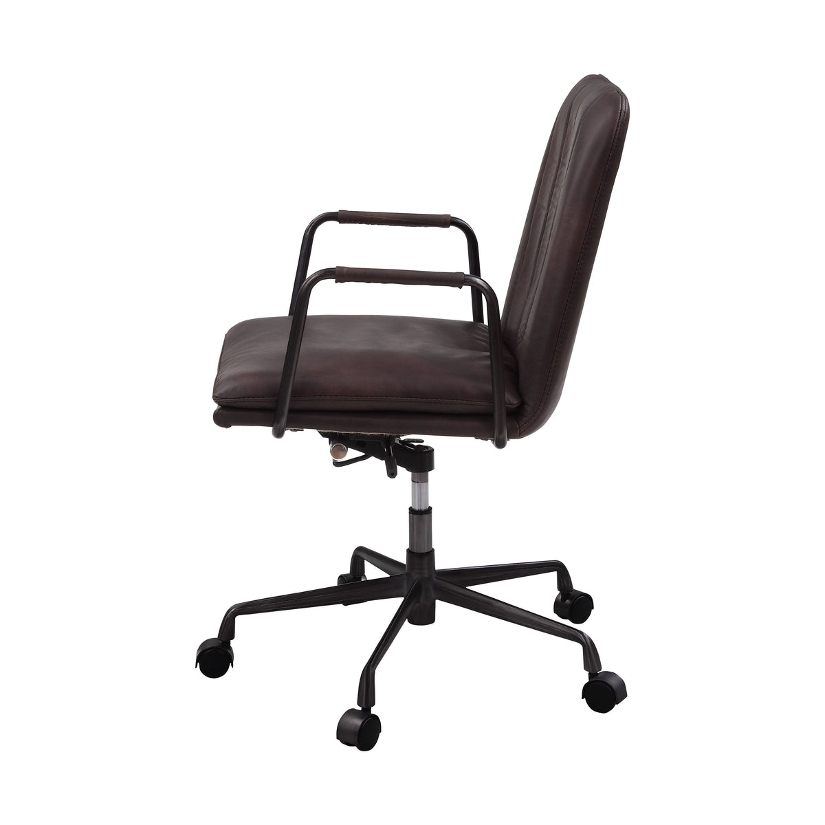 Eclarn Mars Top Leather Office Chair, Dark Brown