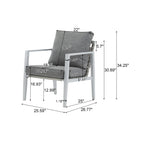 Set of 2 Patio Lounge Chairs