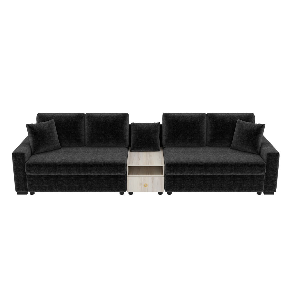 Modern Sofa Couch 127.9" Modular Sofa