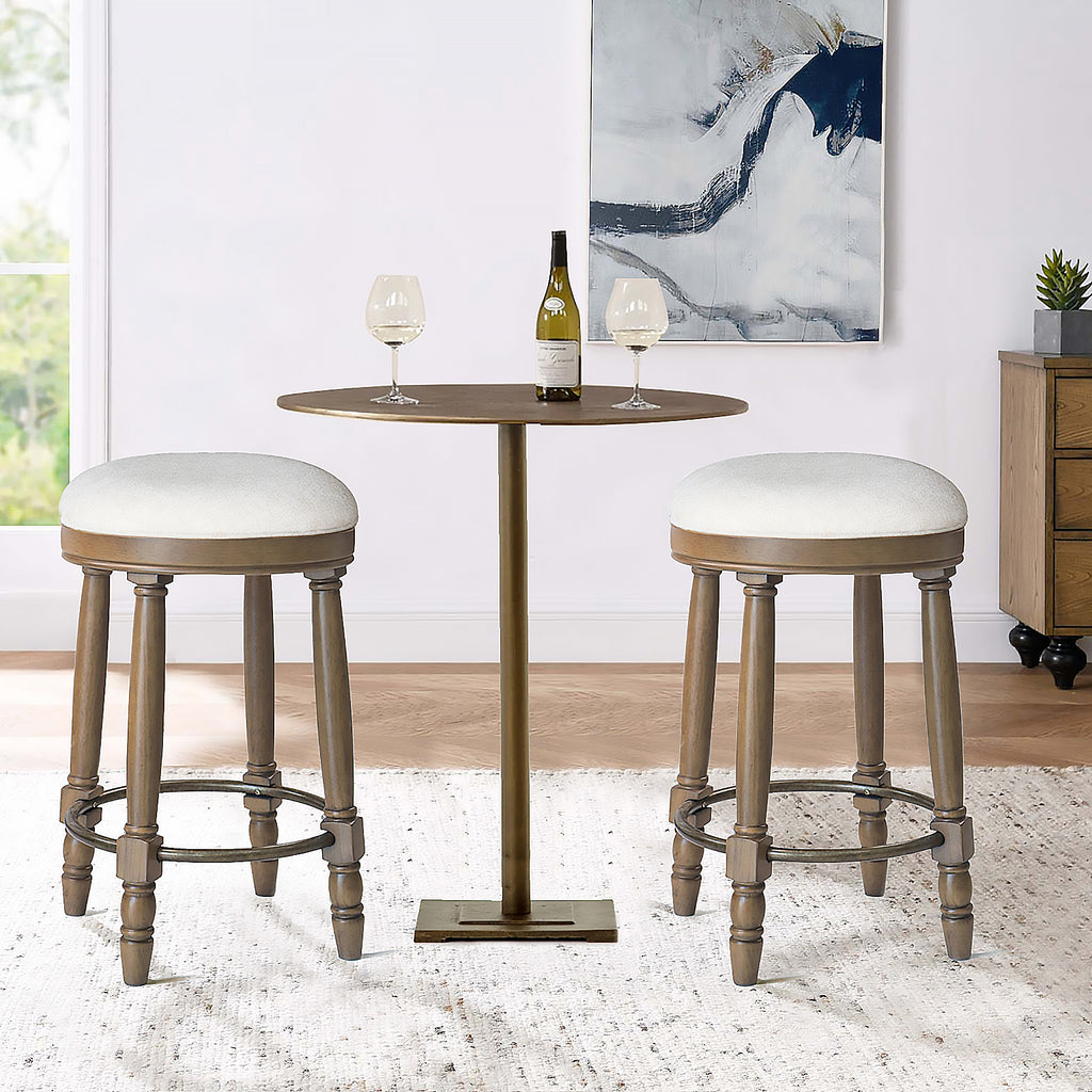 AGODY Bar Stools Set of 2, 26" Counter Height