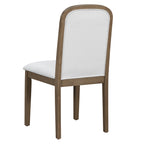 TREXM Vintage Style Dining Chair Set with 4 Upholstered Chairs