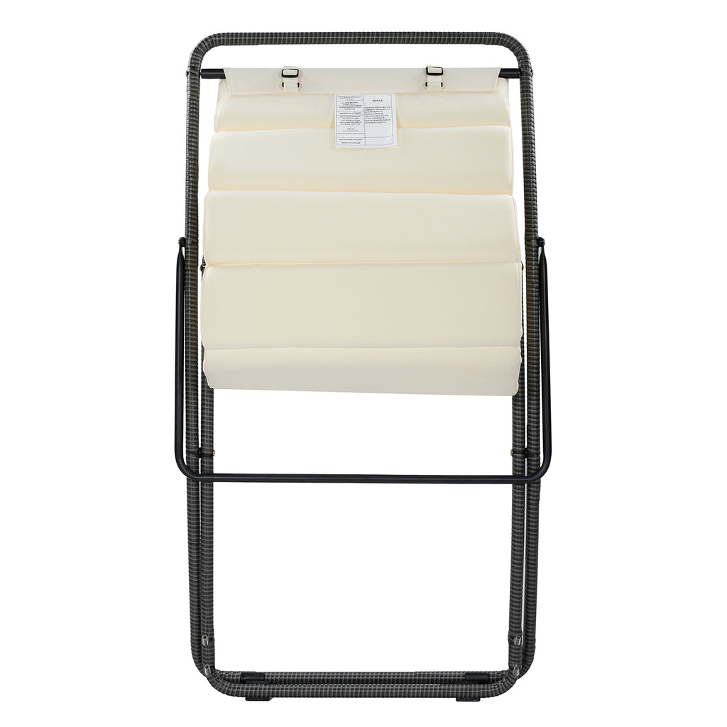 TREXM 2-Piece Outdoor Folding Chair Set