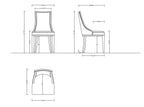 Grand Wood Upholstered Dining Chair