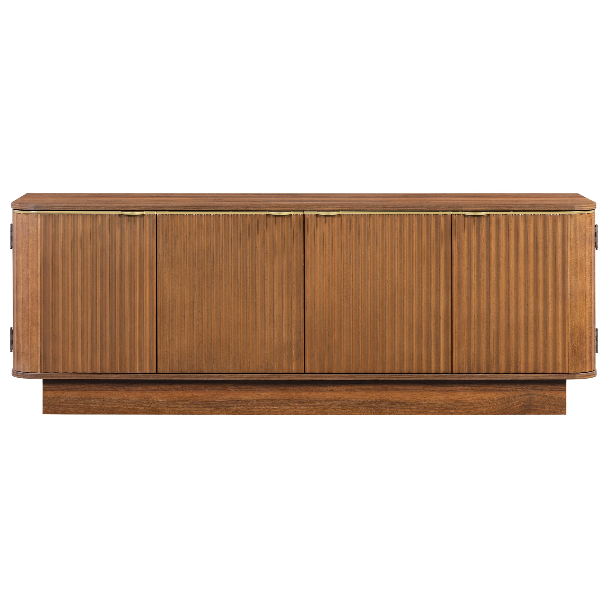 Vibe Haus Mid-Century Modern TV Stand for 70 Inch TVs