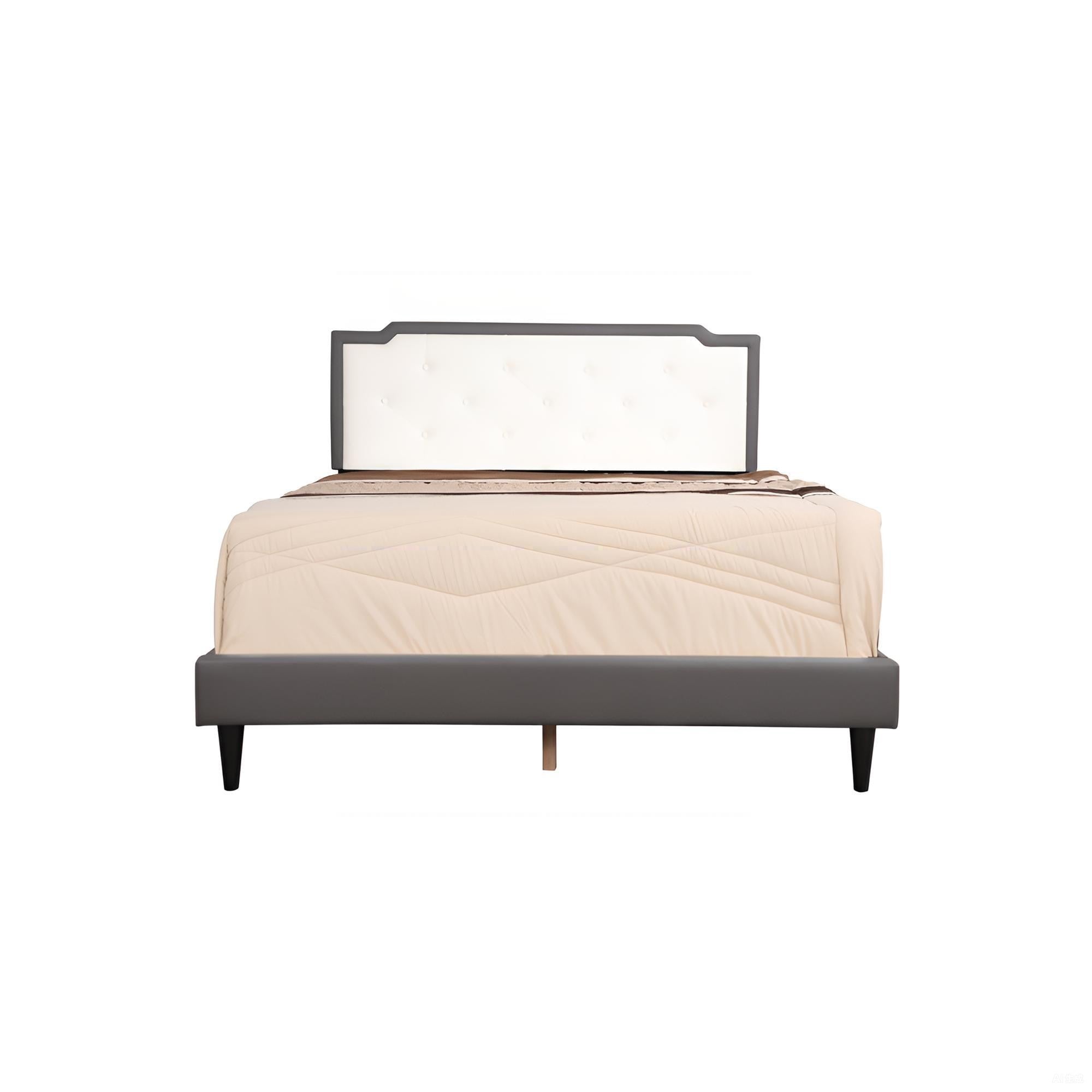 Charming Light Queen Bed