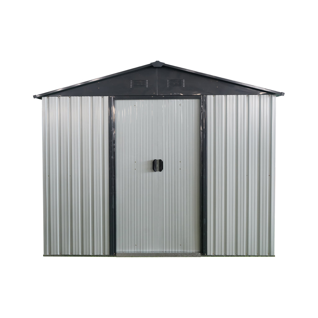 8ft x 4ft Outdoor Metal Storage Shed with Window