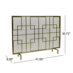 Dorothy Modern Iron Fire Screen