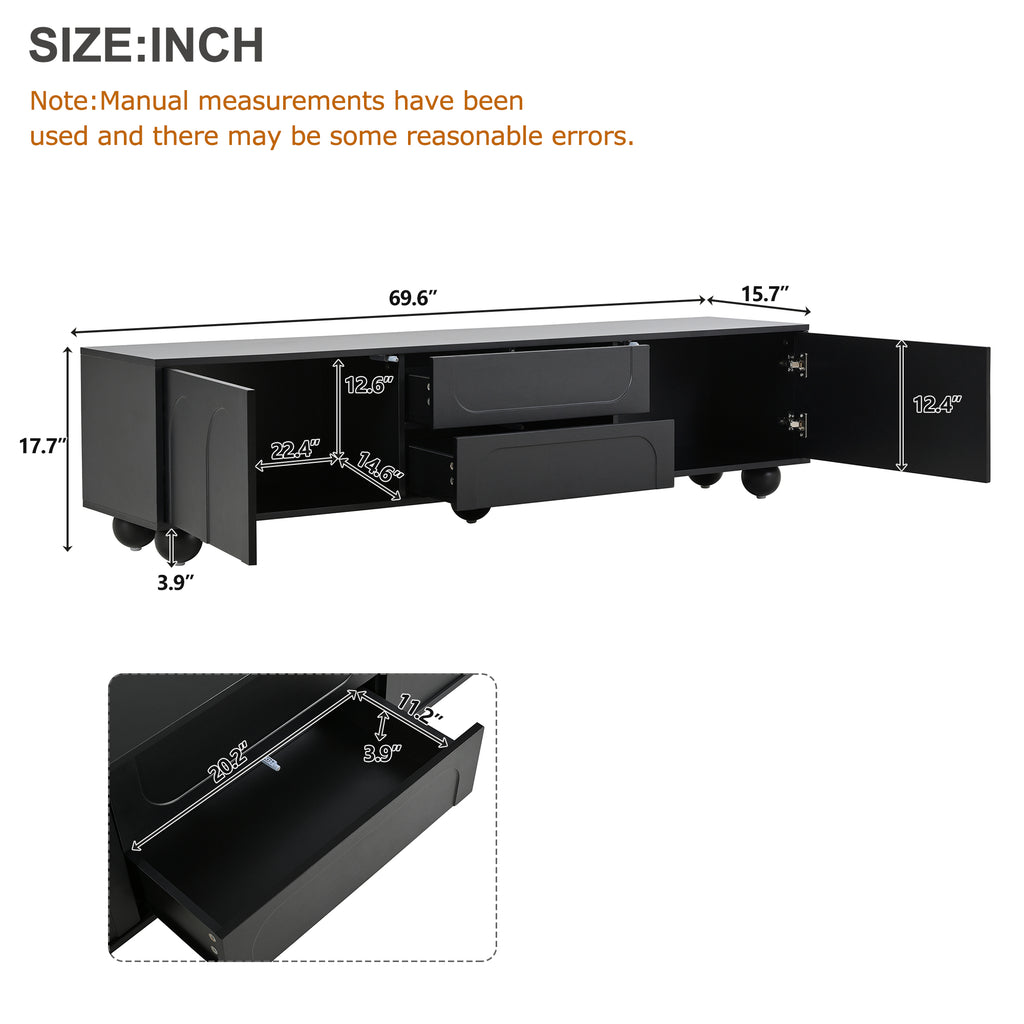 ON-TREND Elegant TV Cabinet
