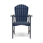 Outdoor Weather Resistant Acacia Wood Adirondack Dining Chairs