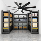 72 Inch Large Ceiling Fan with Lights and Remote Control