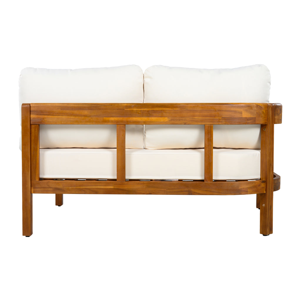 U-Style Acacia Solid Wood Patio Furniture Set