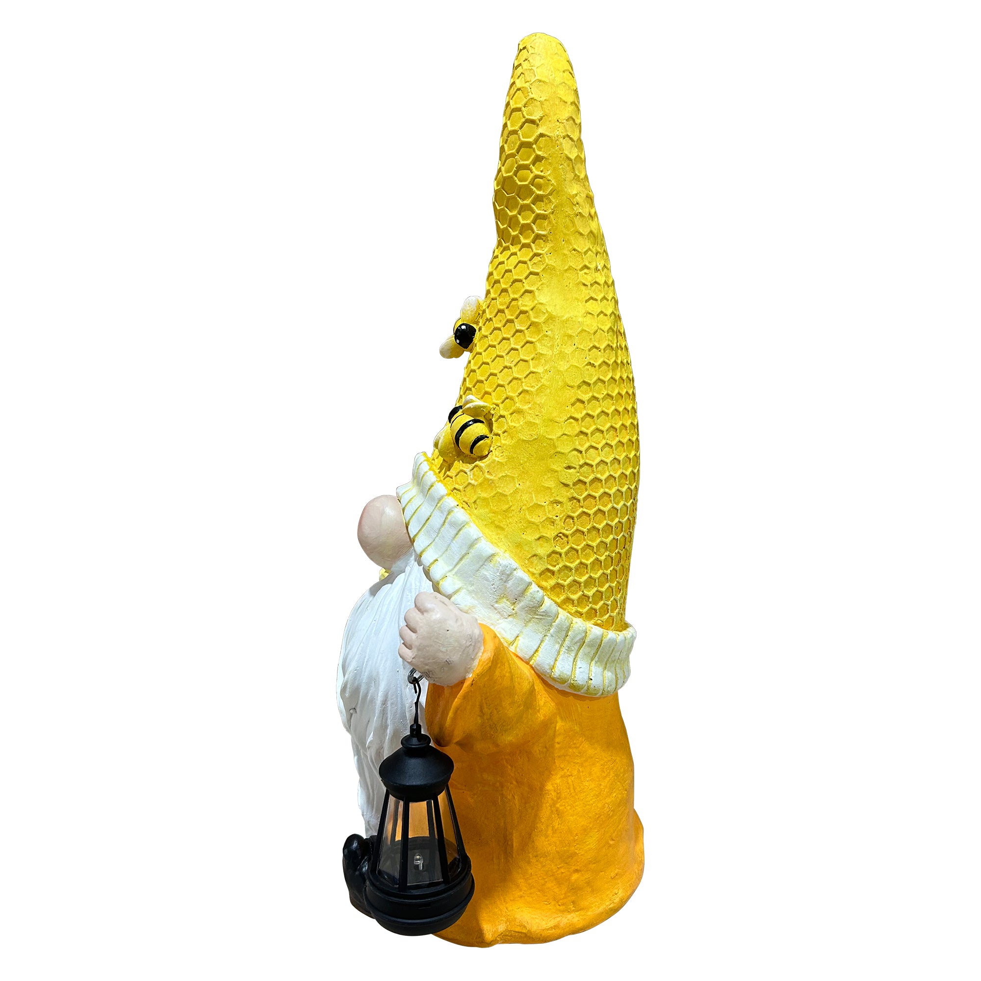 Magnesium Oxide Tree Spirit Old Man Statue With Bee Decor