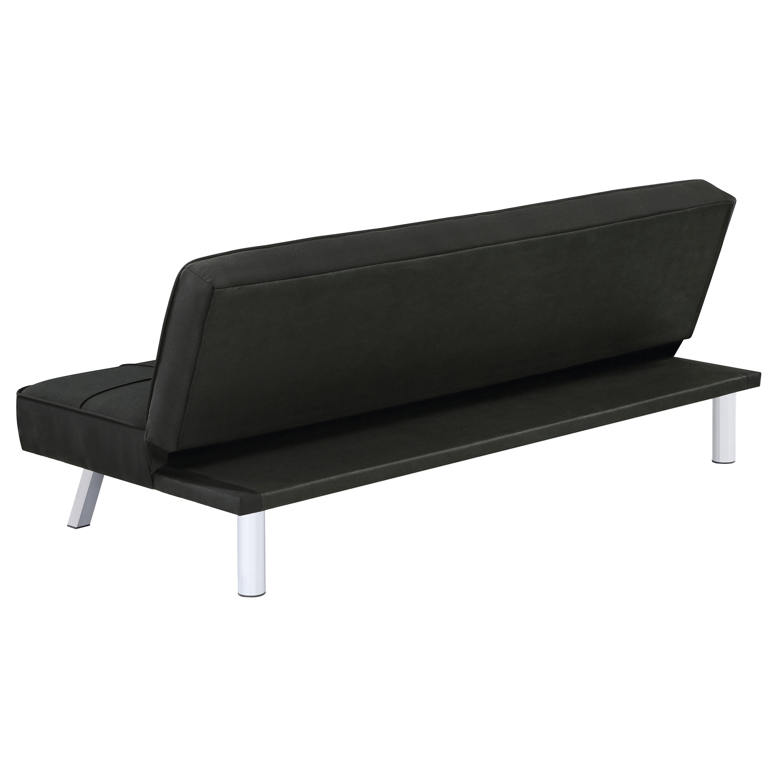 Joel Upholstered Tufted Convertible Sofa Bed Black-CoasterEveryday