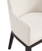 Gansevoort Wood Vegan Leather Armchair
