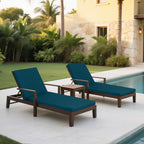 2PCS Set Outdoor Lounge Chair Cushion Replacement
