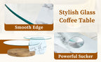 Contemporary Artistic Double Layer Coffee Table