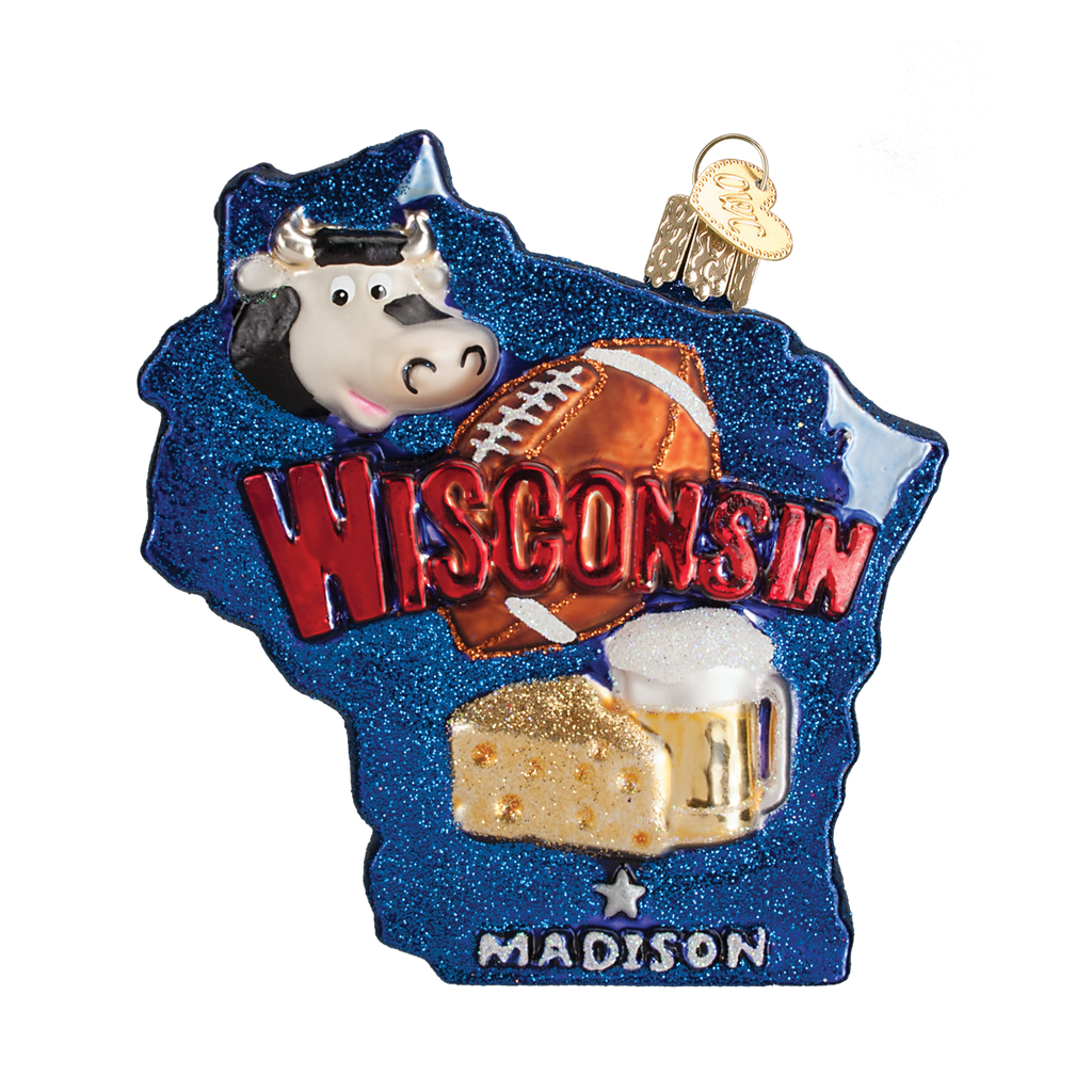 State Of Wisconsin Ornament