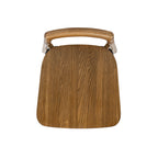 Sven 30" Modern Minimalist Low Back Wood Barstool