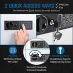 100 Keys Key Cabinet Digital Keypad Wall Safe