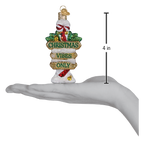Jolly Junction Post Ornament