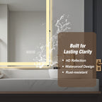 28x60 Inch LED Bathroom Vanity Mirror