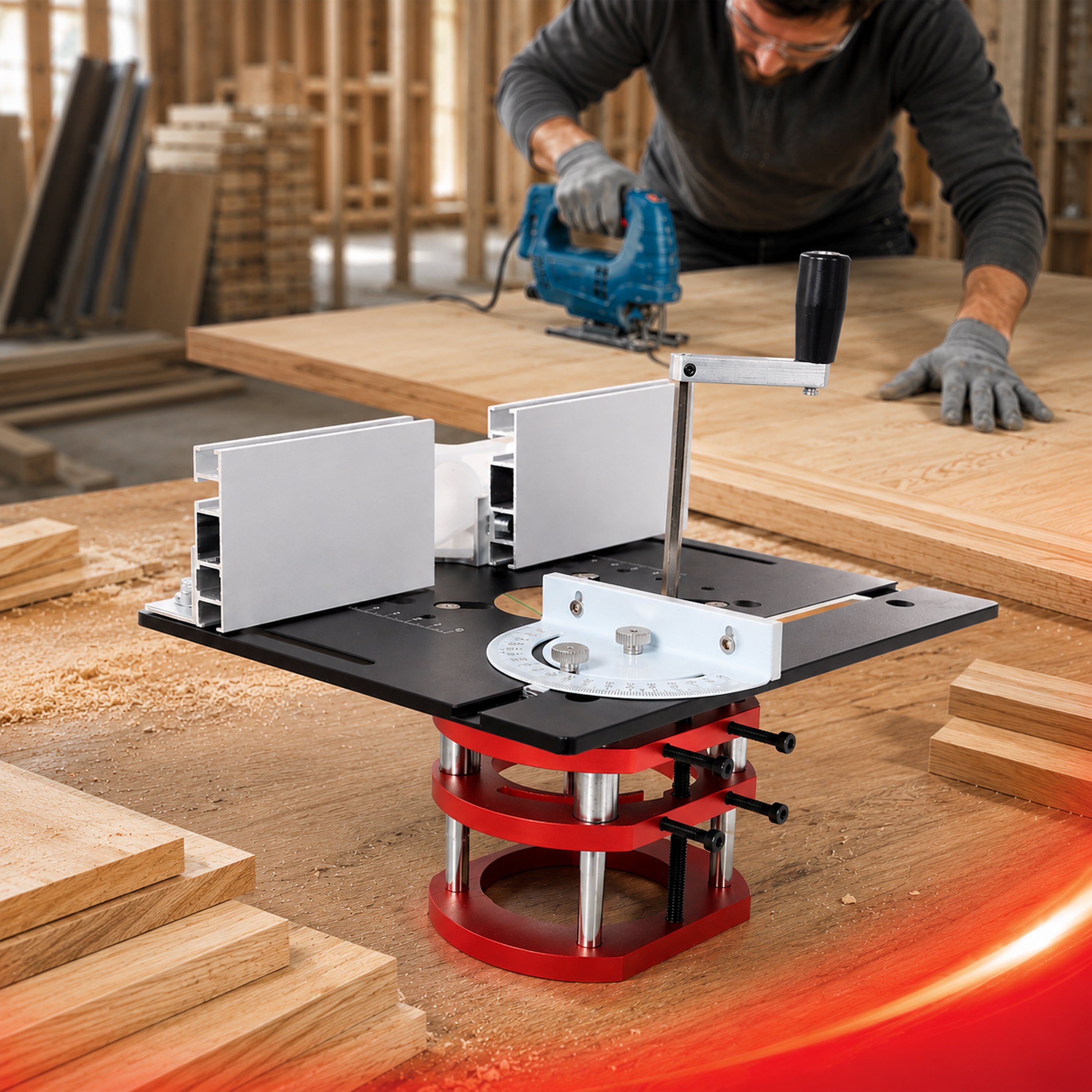 Aluminum Alloy Router Lift Kit