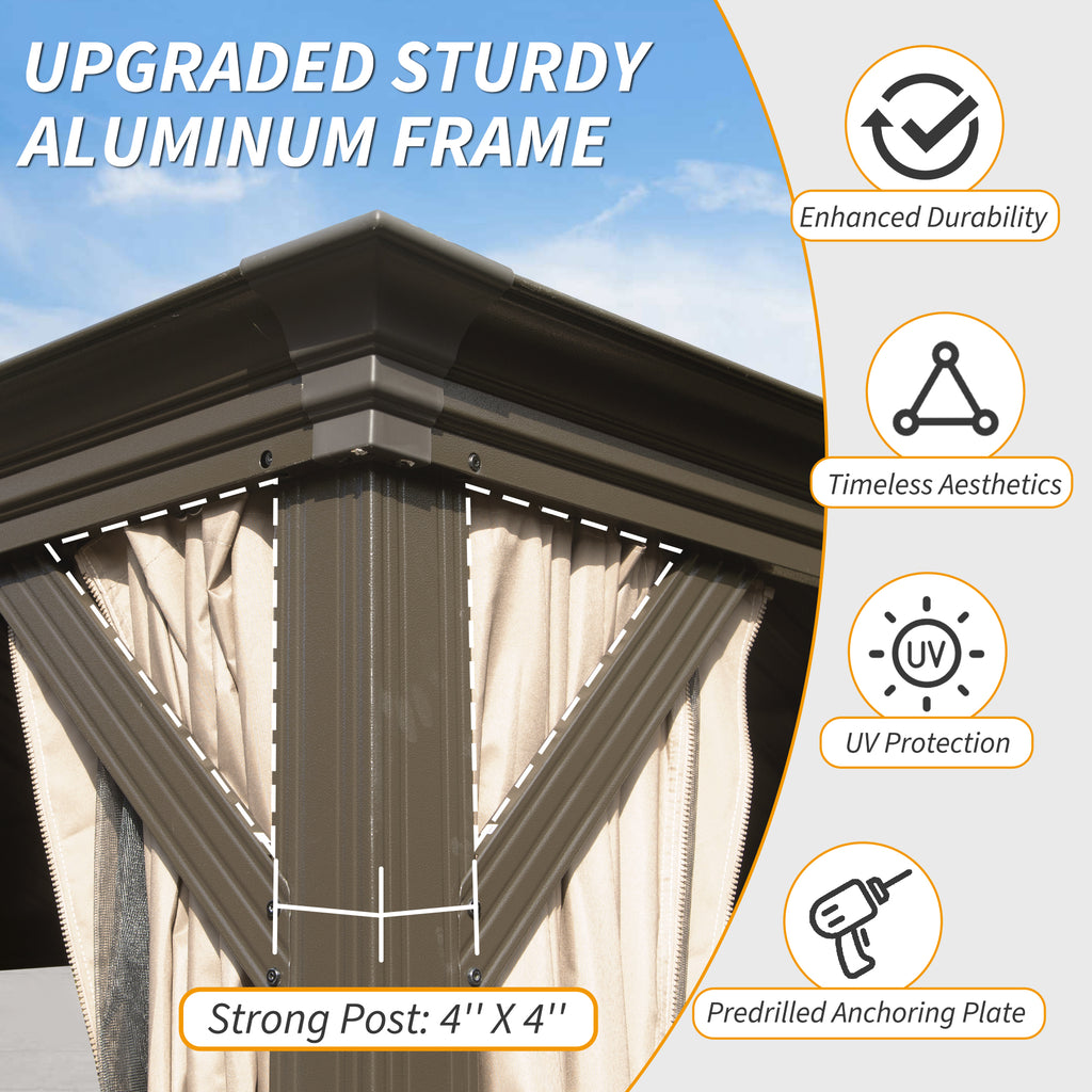 14' x 24' Hardtop Gazebo