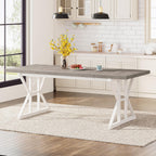 71" Farmhouse Dining Table for 6