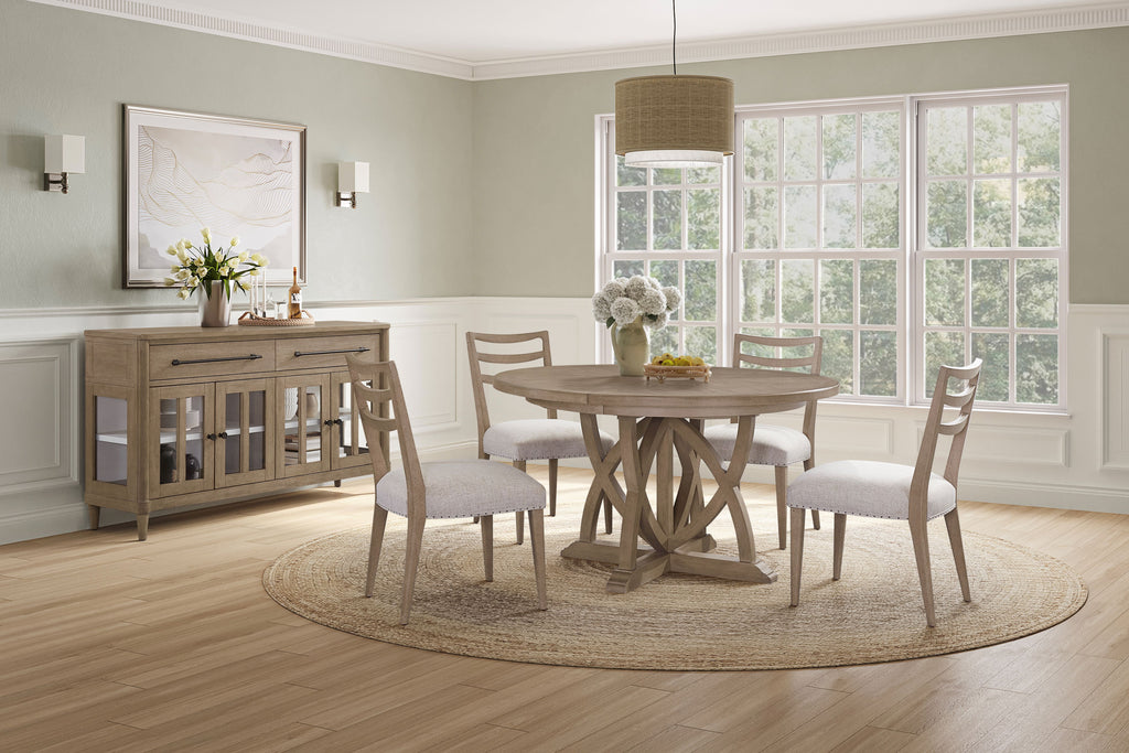 Ladderback Side Dining Chair Set of 2