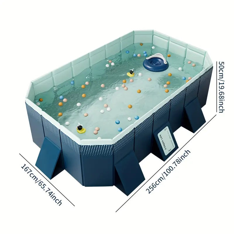 2.6m PVC Folding Pool