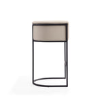 Cosmopolitan Metal Upholstered Barstool