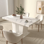 Extendable Dining Room Table for 6-10, Modern All