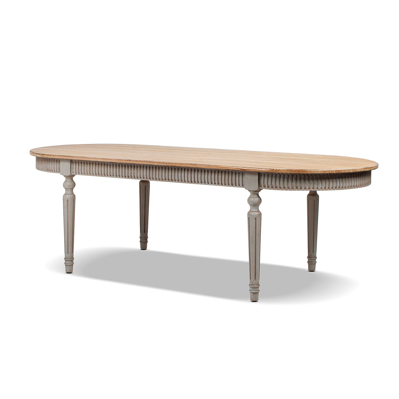 Colette 94" Reclaimed Wood Oval Dining Table