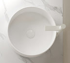 MUNIN 16'' Bathroom Sink - Round Vessel Ceramic Basin
