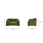 Paloma 35.5" Dog Sofa Bed, Medium, Olive