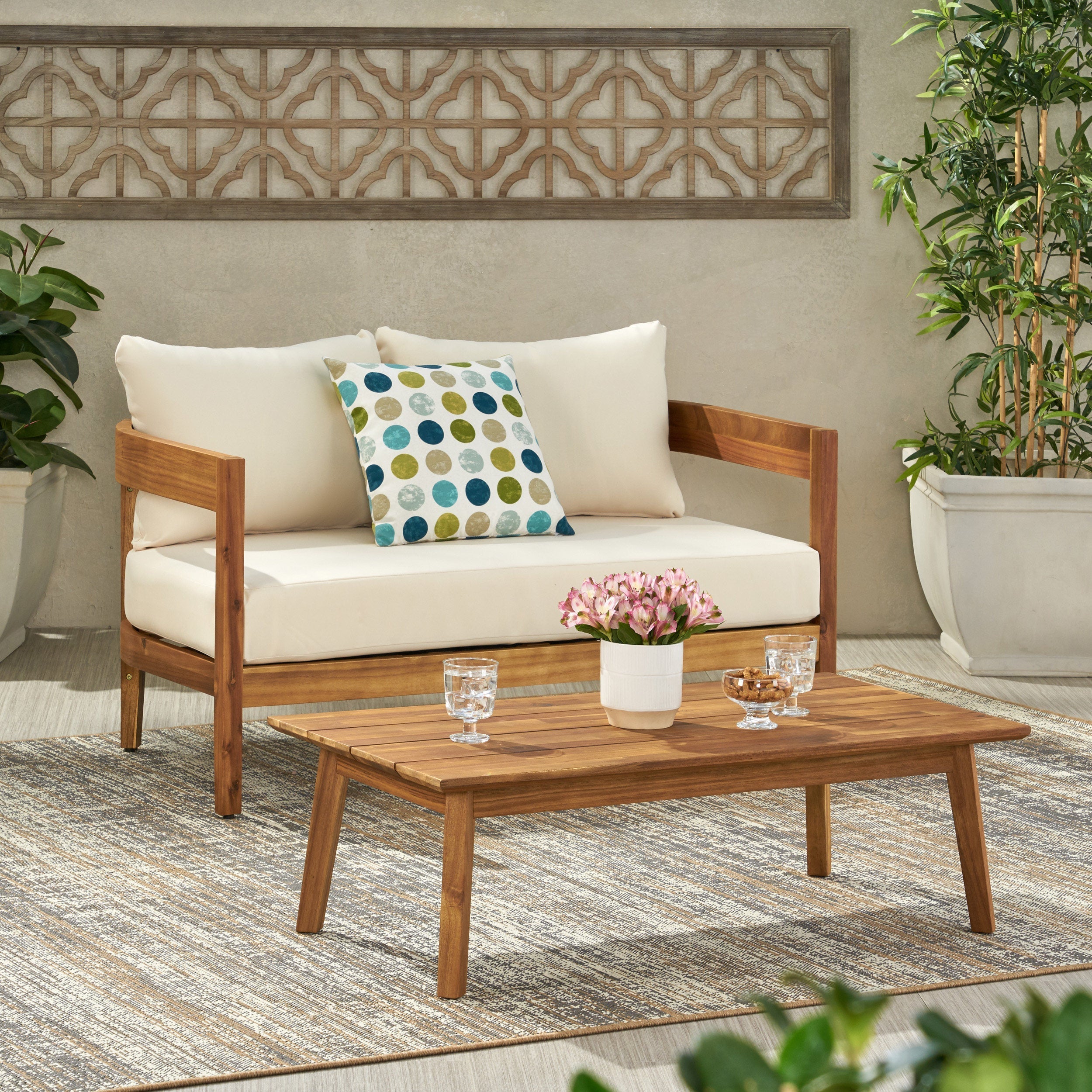 Brooklyn Loveseat + Coffee Table Set for Living Room