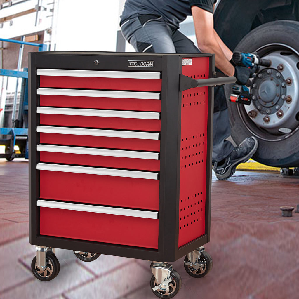 7-Drawer Rolling Tool Chest with Locking Wheels