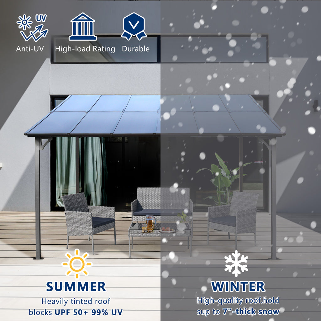 10' x 12' Outdoor Pergola Gazebo