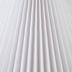 Textured Ceramic Table Lamp with Fluted Fabric Shade